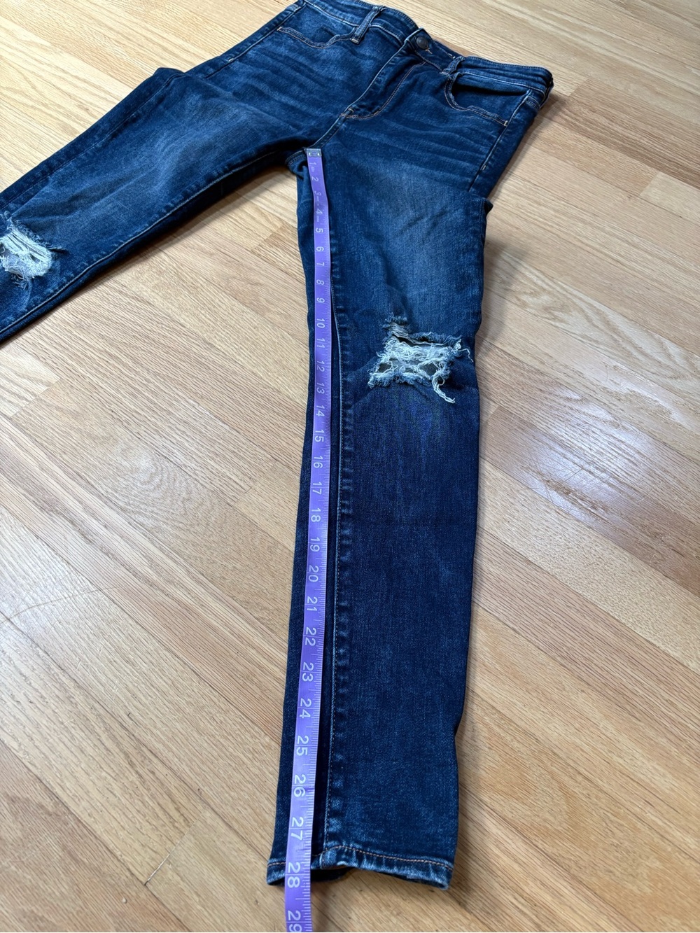American Eagle Next Level Stretch Super Hi-Rise Jegging Jeans Size 8 - Picture 10 of 10